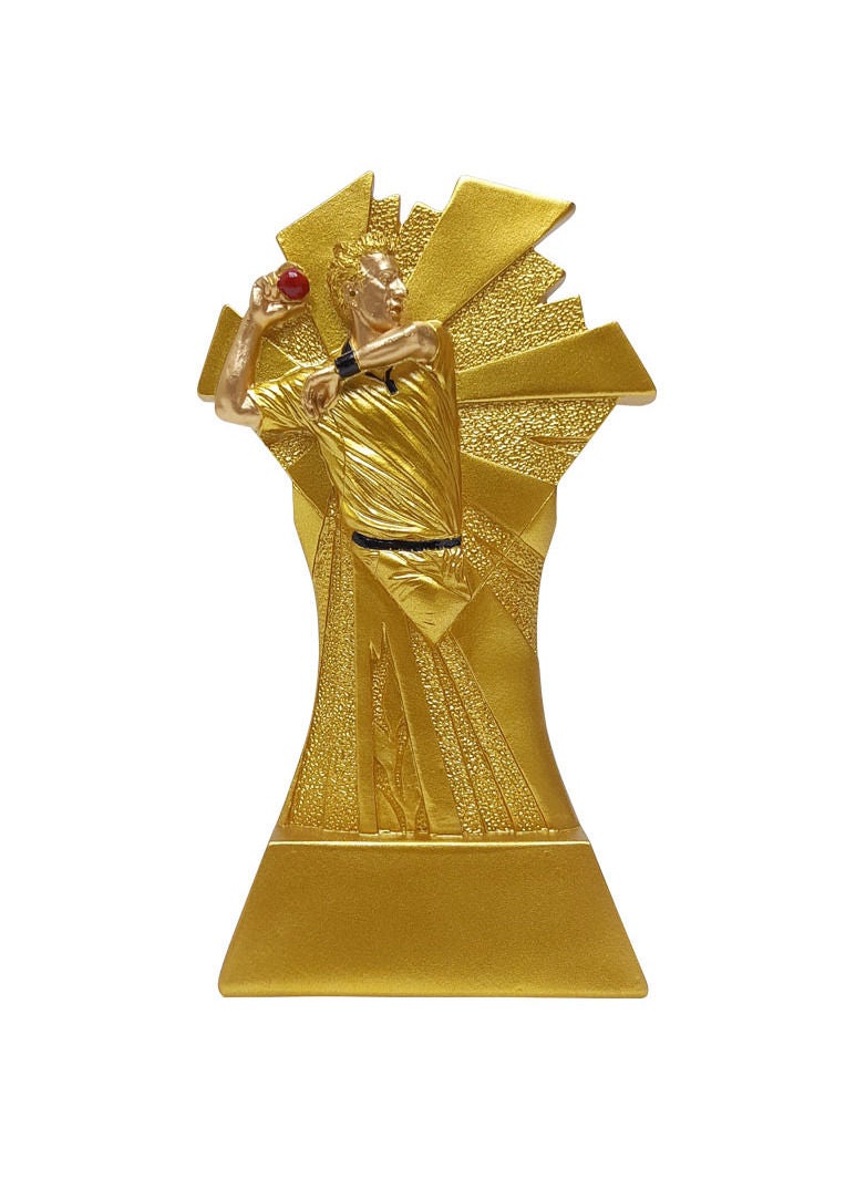 سبال الكأس مع زخرفة الطلاء الكهربائي الراتنج - Image 1