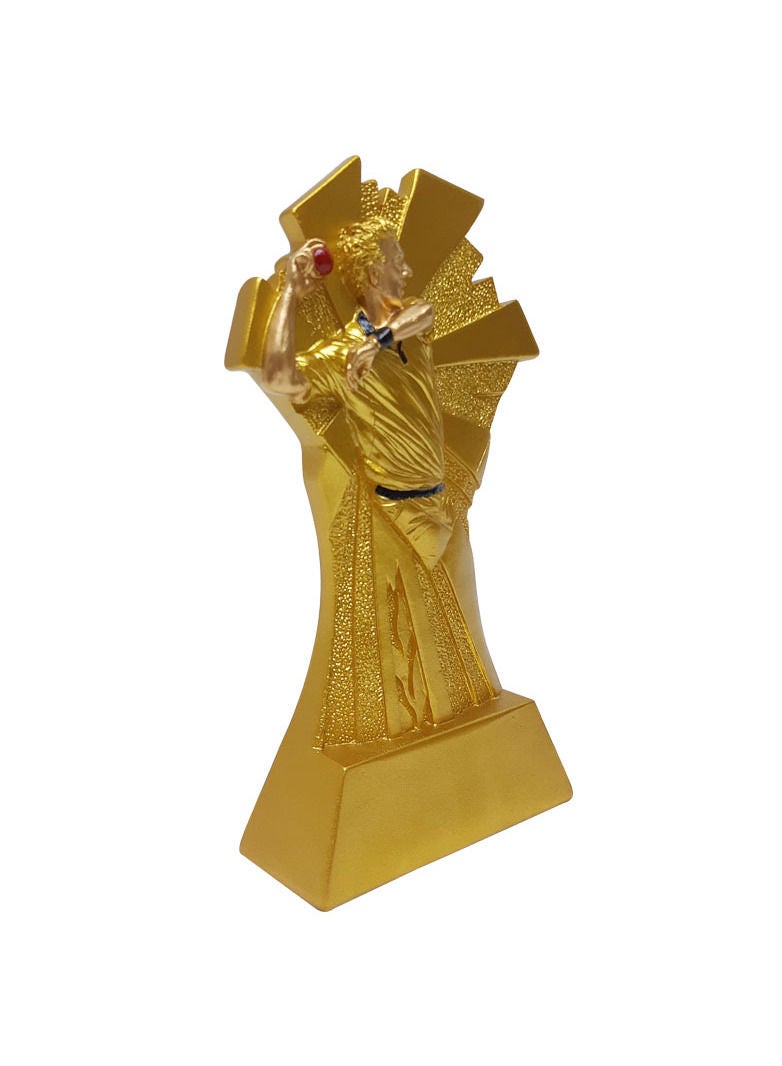 سبال الكأس مع زخرفة الطلاء الكهربائي الراتنج - Image 3