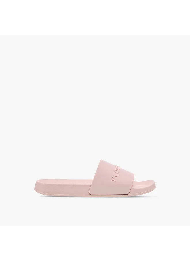 فلورا بيلا من شو إكسبرس Women's Logo Detail Slip-On Slides