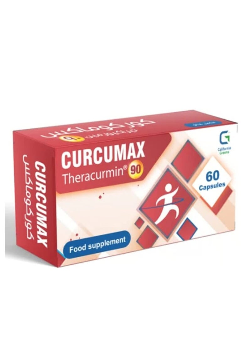 California Greens - Curcumax Theracurmin 90 mg 60 capsules - Image 1