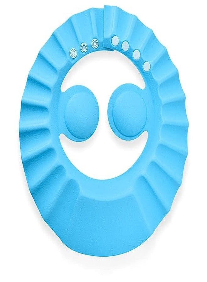 Jigva Baby Bath Shower Cap || Safe Shampoo Protection cap || Adjustable Hair Wash Cap || Babies Shield || Comfortable Wash Hair || Eye Ear Protector || Shower Cap Visor Hat - Image 1
