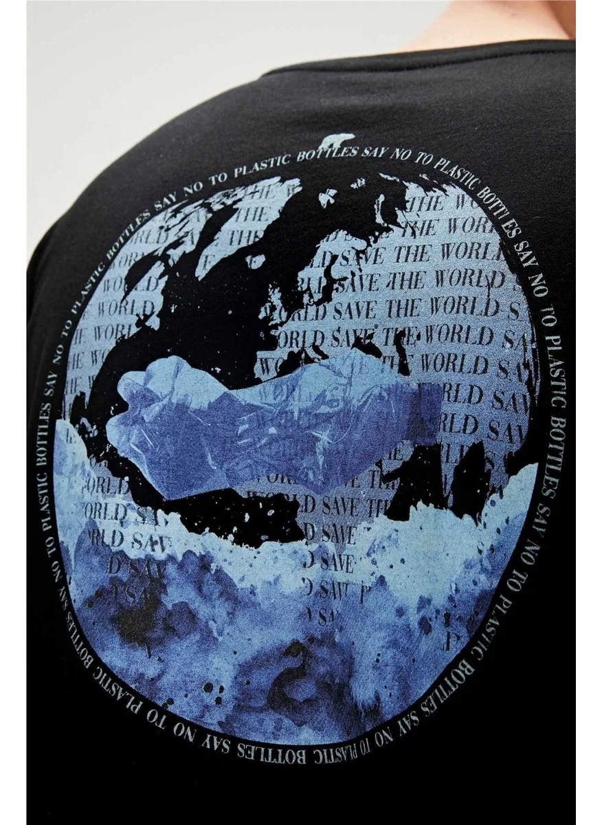 باد بير Badbear Men's Re-World T-Shirt Black