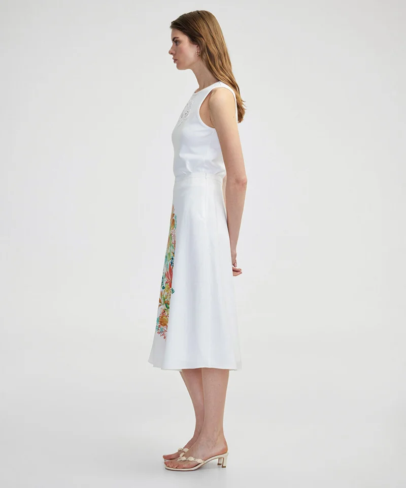 ابيكول Floral Print Skirt