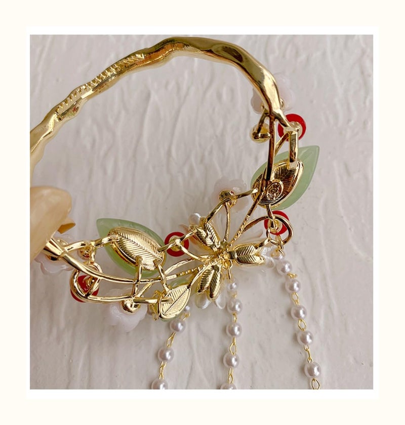 Zusaca Hair Sticks For Women Hair Chinese Hair Accessories Vintage Tassel Hair Pin Hair Chopsticks Hair Styling For Women Chinese Hanfu Hair Clips Bobby Pins Hair Stick Barrette 1Pc - Image 3