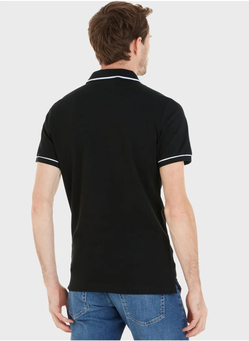 Calvin Klein Jeans Logo Tipped Polo