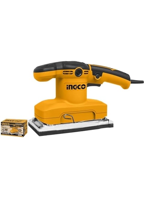 Fs3208 320W Durable Aluminium Base Finishing Sander With 5 Pieces Sand Paper Set