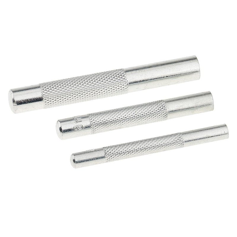 LOOM TREE 3 Pieces Die Punch Tools Snaps Fastener Punch Hole Tool for Rivet Button Install - Image 5
