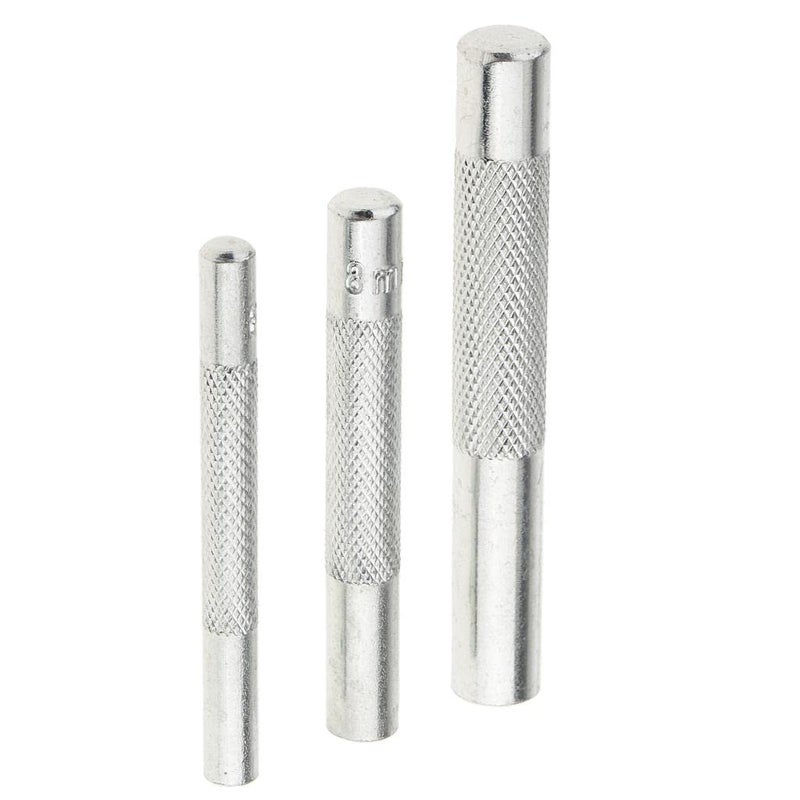 LOOM TREE 3 Pieces Die Punch Tools Snaps Fastener Punch Hole Tool for Rivet Button Install - Image 3