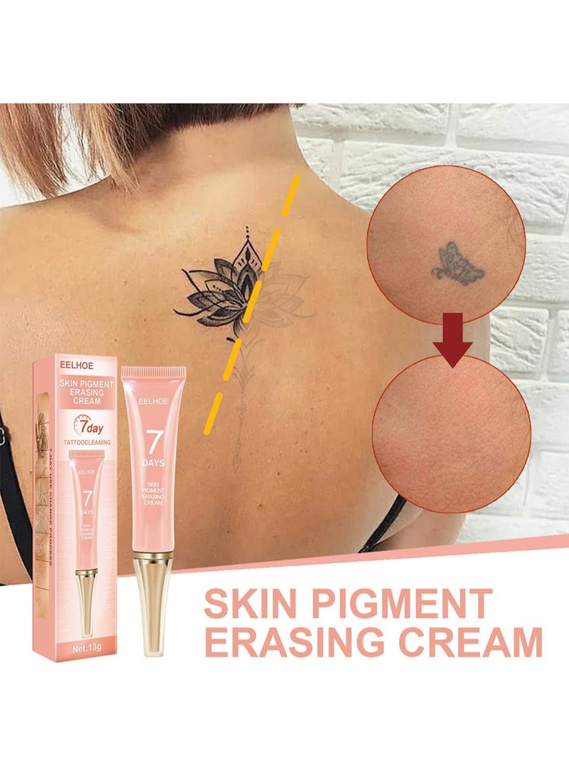 EELHOE Skin Pigment Erasing Cream Fast Tattoo Removal Cream Permanent Tattoo Removal Cream Painless Tattoo Removal - Image 3
