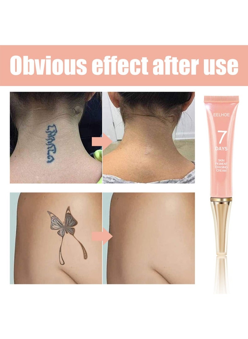EELHOE Skin Pigment Erasing Cream Fast Tattoo Removal Cream Permanent Tattoo Removal Cream Painless Tattoo Removal - Image 2