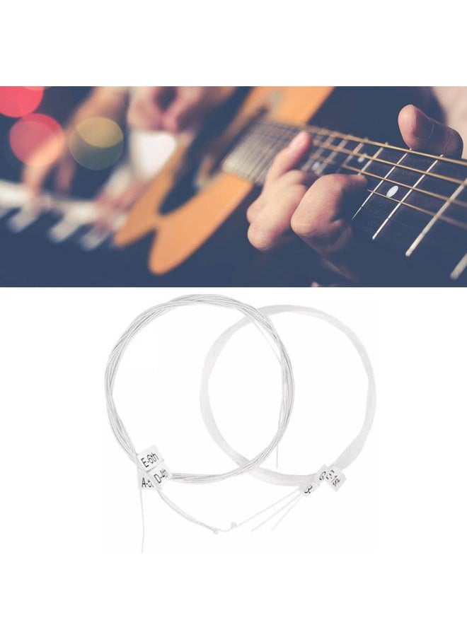 Thoraya - Classical Guitar Strings 28 To 43 Gauge Anti Rust Coating Clear Stable Nylon Guitar String Set - Image 1