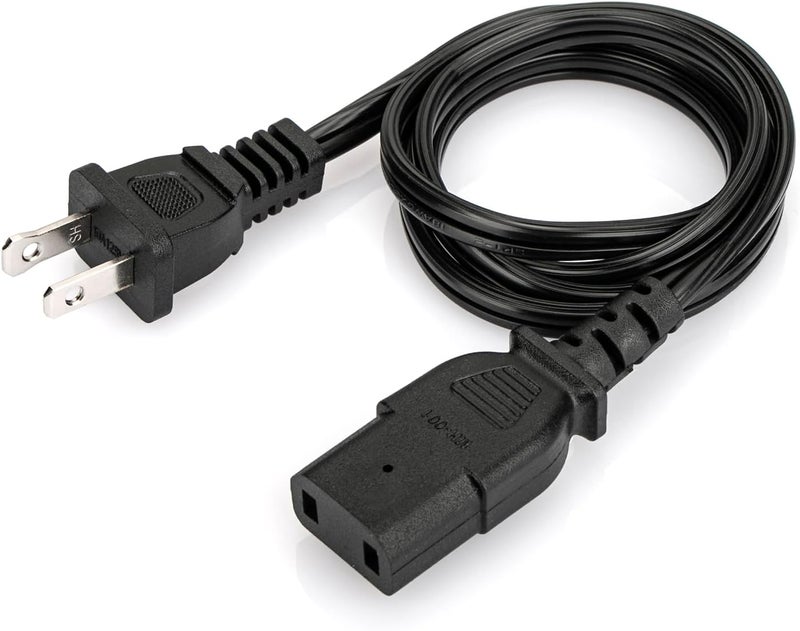 Pokin 3ft Power Cord Replacement Parts for Selected (Not All) 6 Quart Crock Pot Express Pressure Cooker Multicooker Sccppc600-V1,2 Pin /2 Prongs Pressure Cooker Cord - Image 1