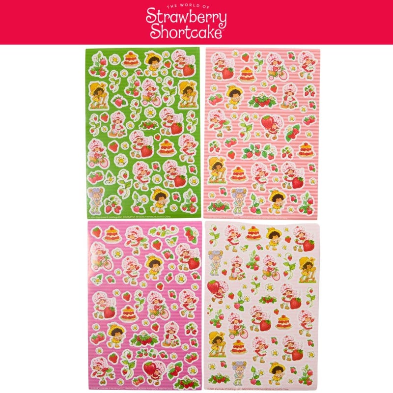 Innovative Designs Strawberry Shortcake Sparkle Journal Set for Kids, Journal Kit with Stickers and Gems - Image 3