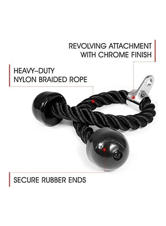 NIBEMINENT Heavy Duty Triceps Rope ‎68.58 x 7.62 6.99cm - Image 5