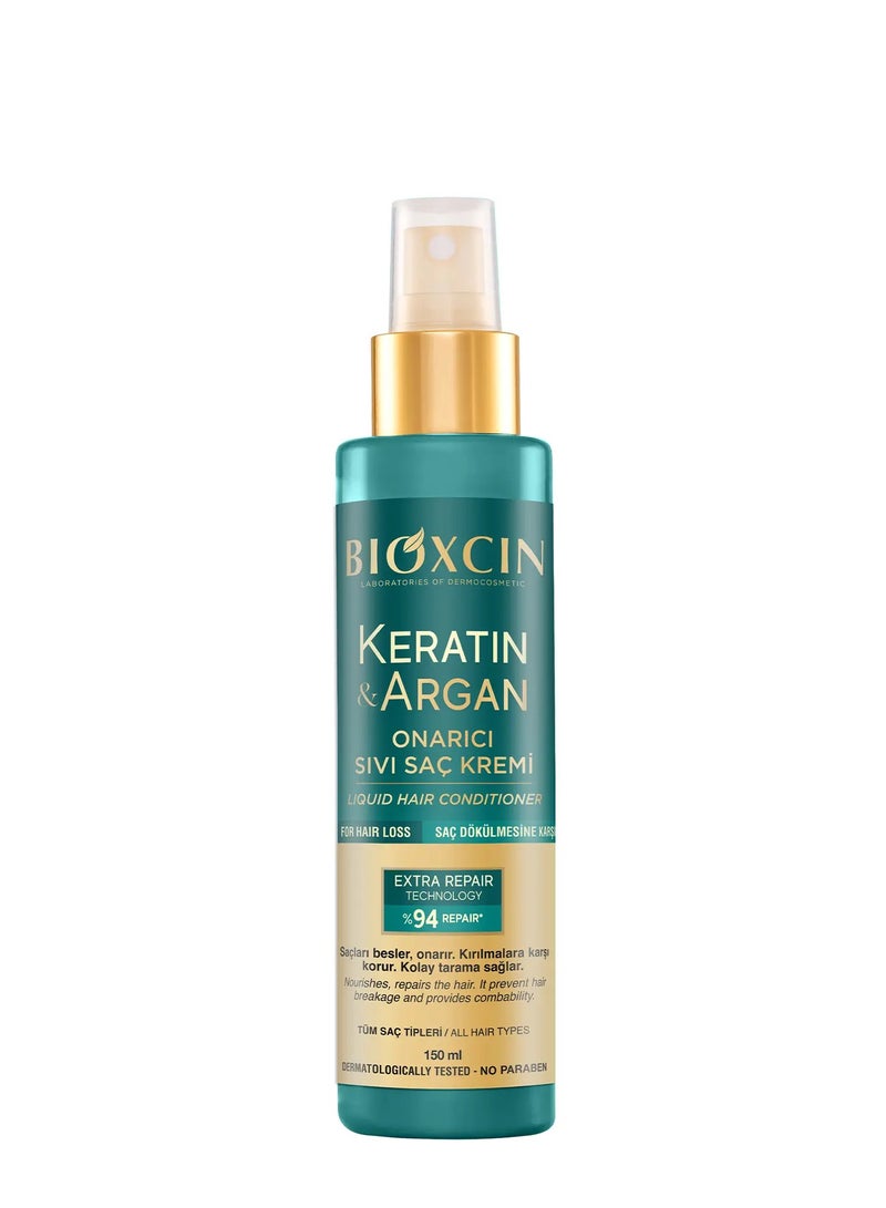 BIOXCIN KERATIN&ARGAN LIQUID HAIR CONDITIONER 150 ML