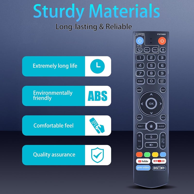 ZWP V3 Pro Replacement Voice Remote Control Compatible for vSeeBox V1, V1 Pro, V2, V2 Pro, V3 Pro, V3 Plus, V5 Pro, V1 Max, Elite, Max（with Backlight） - Image 4