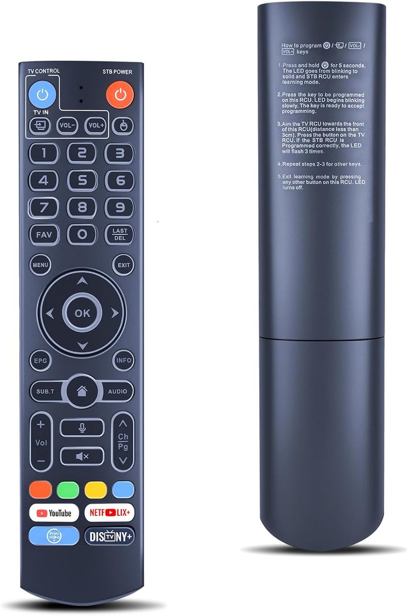 ZWP V3 Pro Replacement Voice Remote Control Compatible for vSeeBox V1, V1 Pro, V2, V2 Pro, V3 Pro, V3 Plus, V5 Pro, V1 Max, Elite, Max（with Backlight） - Image 1