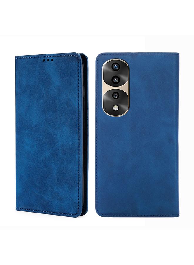 S-TOP Case For Honor 70 Pro/70 Pro+ Skin Feel Magnetic Horizontal Flip Leather Phone Case - Image 1