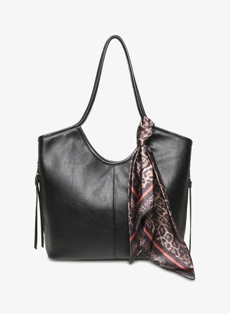 ستيف مادن Bproud 6 Black Women's Scarf-Detail Tote Bag