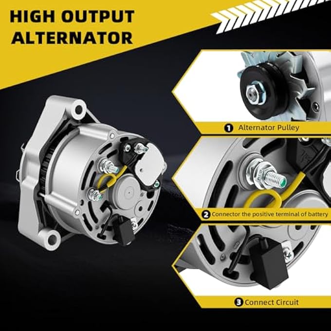 HXYBBGS 01184044 1184022 Alternator Compatible with Deutz Engine TCD2.9L4 TCD3.6L4 Replace 01184026 - Image 4