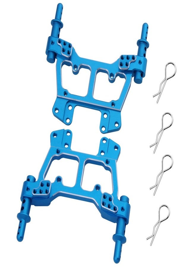 HobbyPark 188822 Aluminum Shock Tower Front/Rear with Body Post 188837 Clips Pins 188022 for 1/10 Redcat Volcano EPX/Pro Upgrade Parts Monster Truck HSP Brontosaurus - Image 1