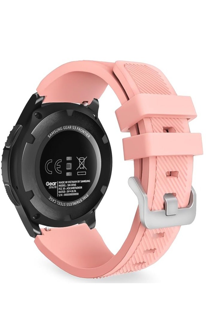 Strap Silicone Band 22MM For Samsung galaxy watch 3 45mm /watch 46mm/Gear S3/Huawei watch GT3 46MM/GT2E/GT 46mm/GT2 Pro/GT2 46MM/honor Magic Watch2 46mm/Amazfit GTR4/GTR3/2/2e