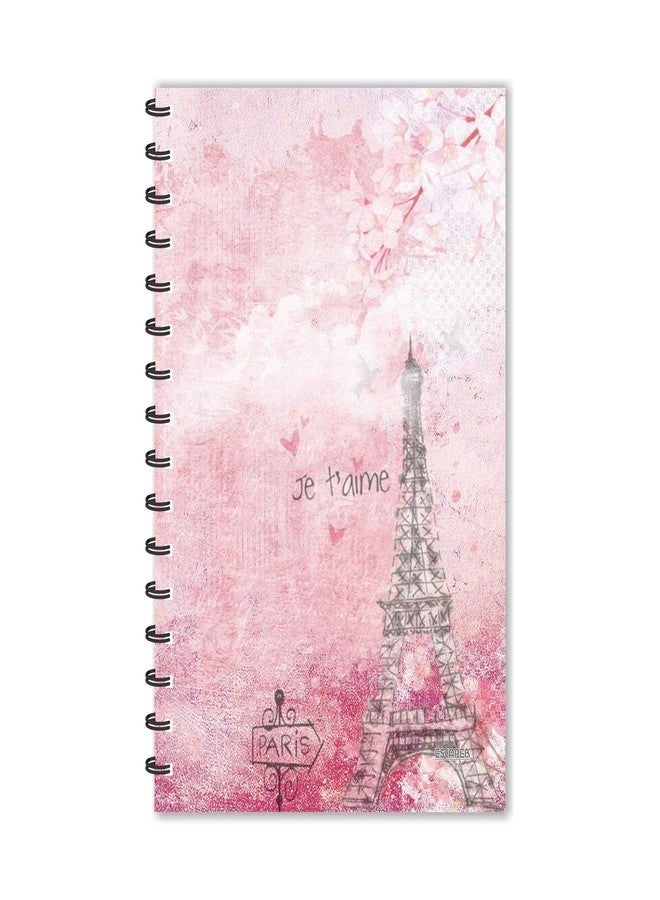 ESCAPER Your Way to Paris with Pink Eiffel Tower Designer Notepad - A5 Size Ruled Diary - Perfect for Kids, Adults, and Professionals - Stay Organized and Inspired - Ideal Gift for Any Occasion - Image 1
