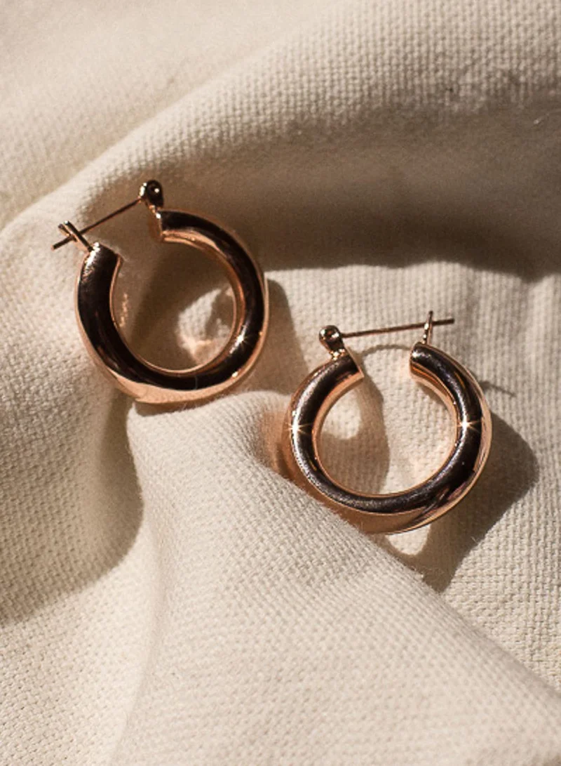 LUV AJ Baby Amalfi Tube Hoop Earrings