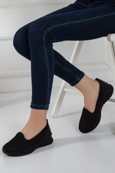 Dilimler Ayakkabı Slices Shoes Black Anorak Women's Sports Shoes
