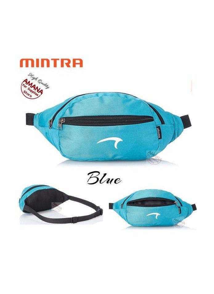 Mintra - Mintra BIG Waist Pack - WATERPROOF - PRACTICAL  & CONVENIENT - BLUE 1 Pc - Image 1