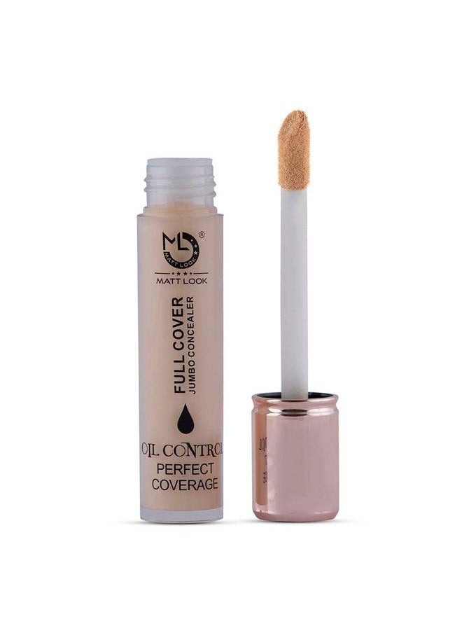 matt look Mattlook Full Cover Concealer Oil Control Waterproof Liquid Moisturizer Foundation Matte Finish ; Classicivory (11Ml)  - Image 4