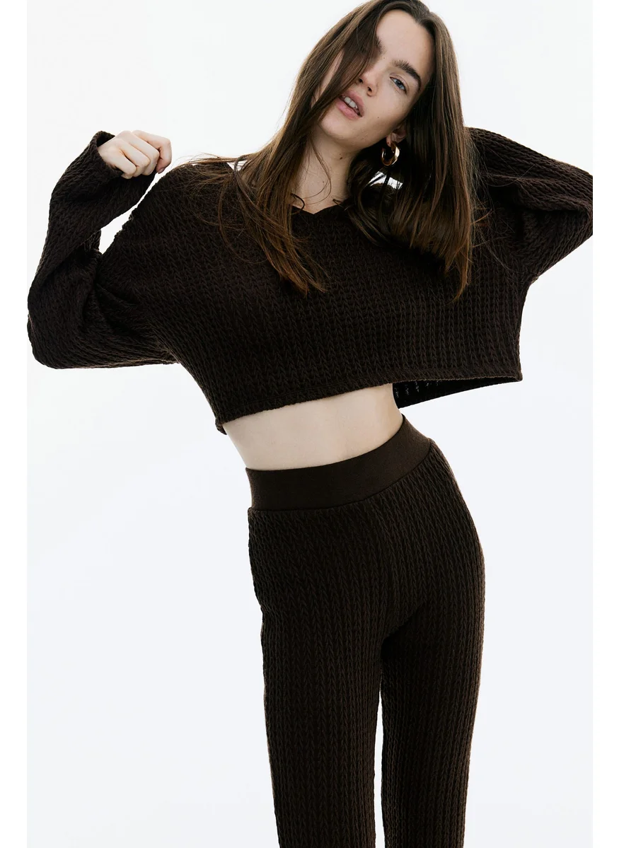 اتش اند ام Oversized Cable-Knit-Look Jumper