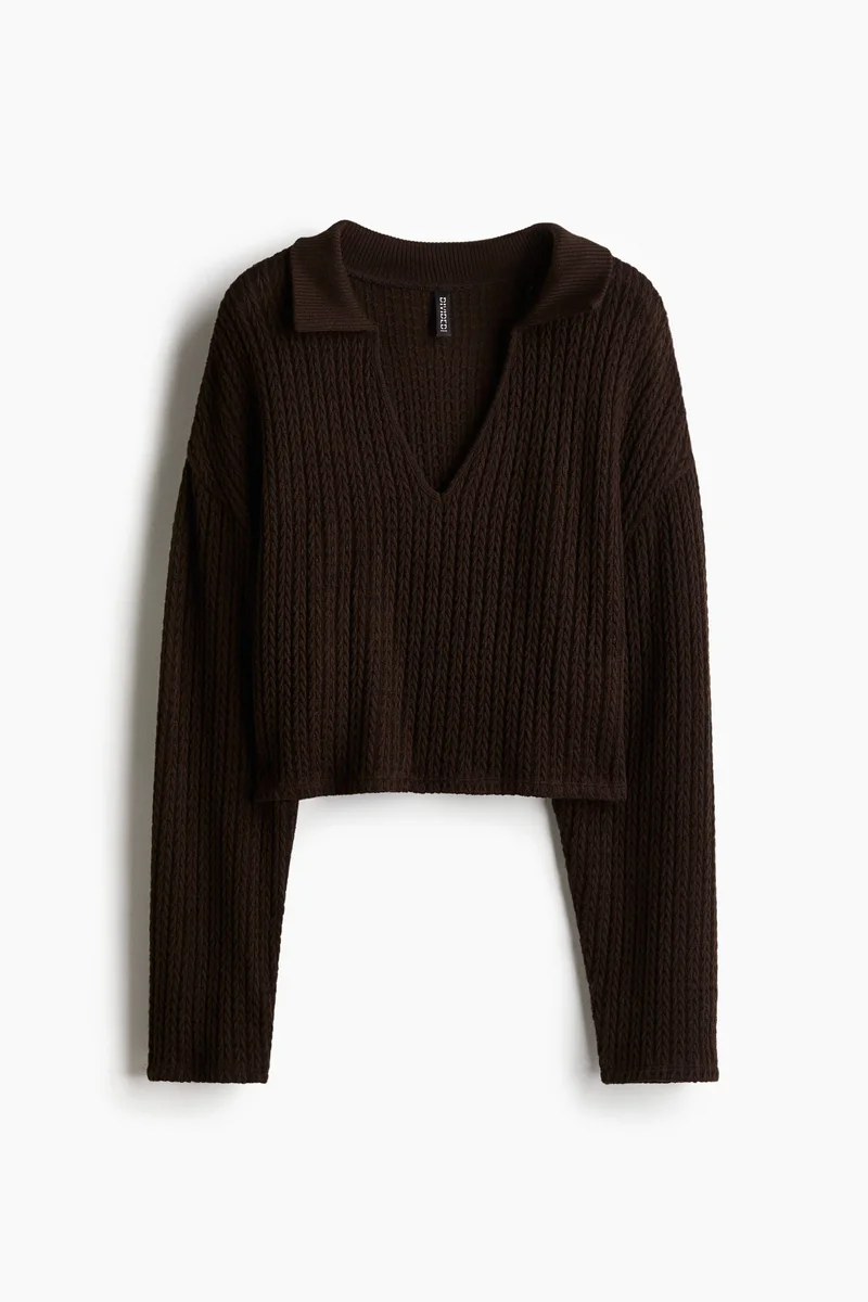 H&M Oversized Cable-Knit-Look Jumper