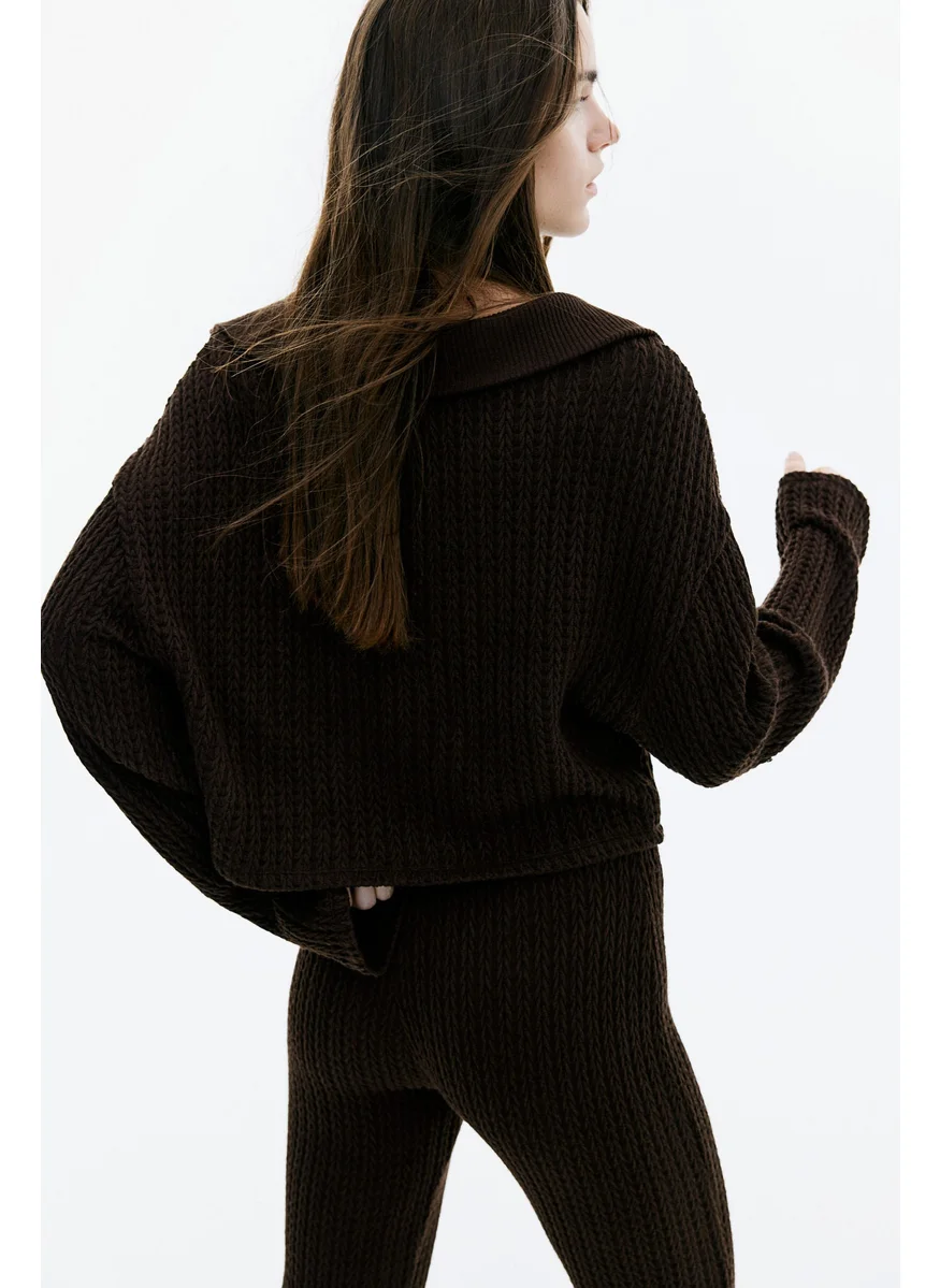 اتش اند ام Oversized Cable-Knit-Look Jumper