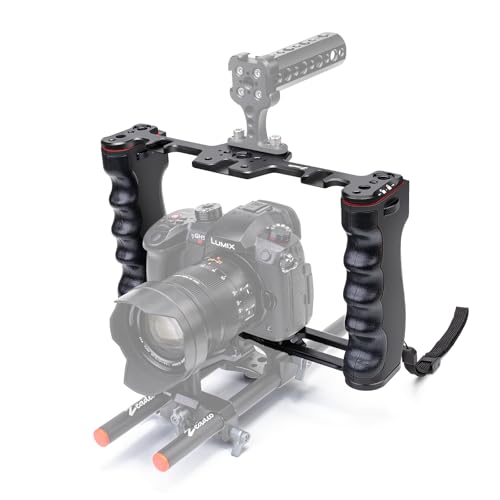 Zeadio Camera Video Rig Cage, Aluminum Filmmaking Movie Making Kit, Compatible with All DSLR Camera and Camcorder - Image 1