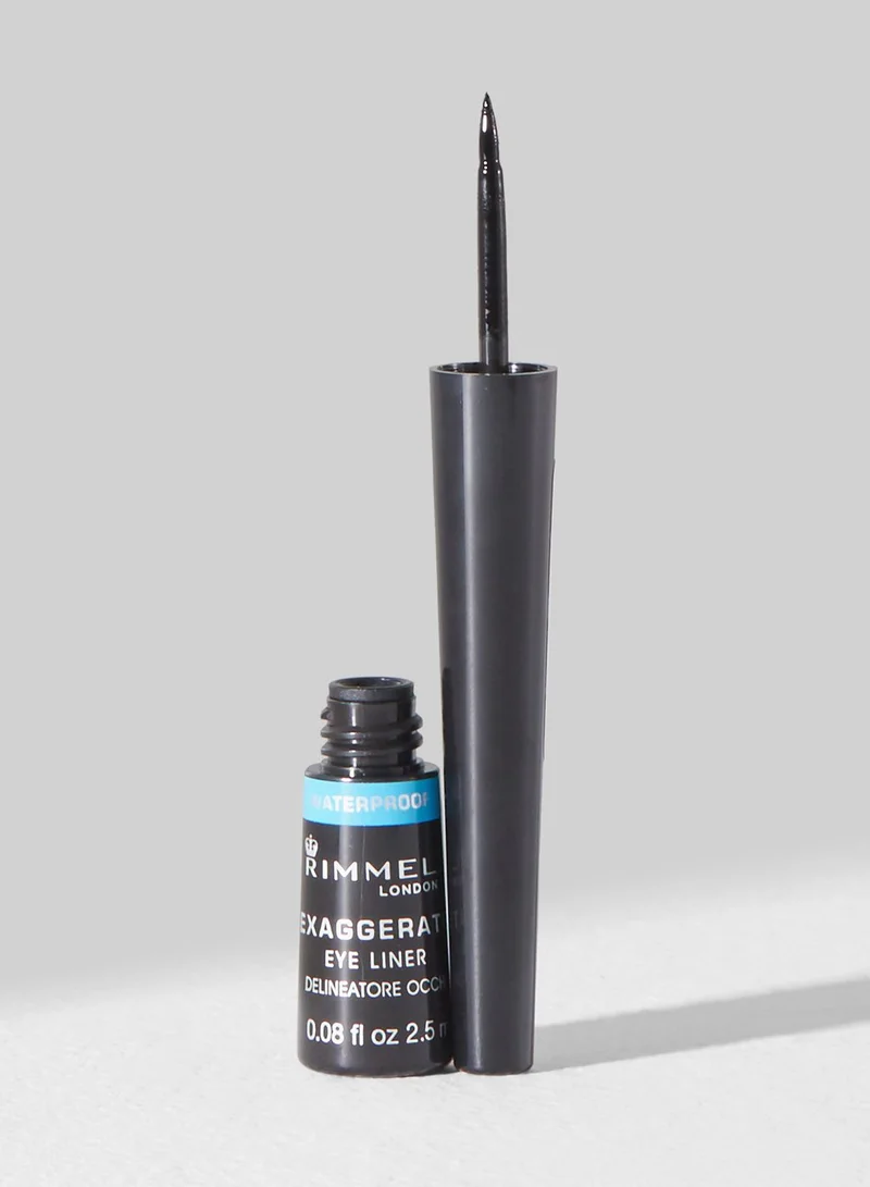 RIMMEL LONDON Exaggerate Waterproof Liquid Eyeliner- 003 Black