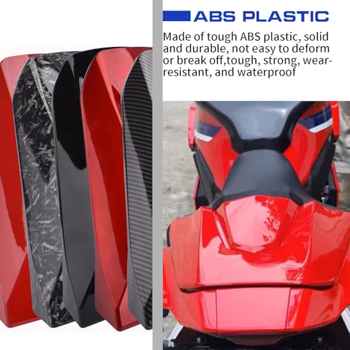 Midimttop Mototcycle Passenger Pillion Rear Seat Cover Solo Fairing Cowl compatible for HO&N&DA CB650R CBR650R CB 650R CBR 650 R Accessories 2024 2025(Matte Black) - Image 2