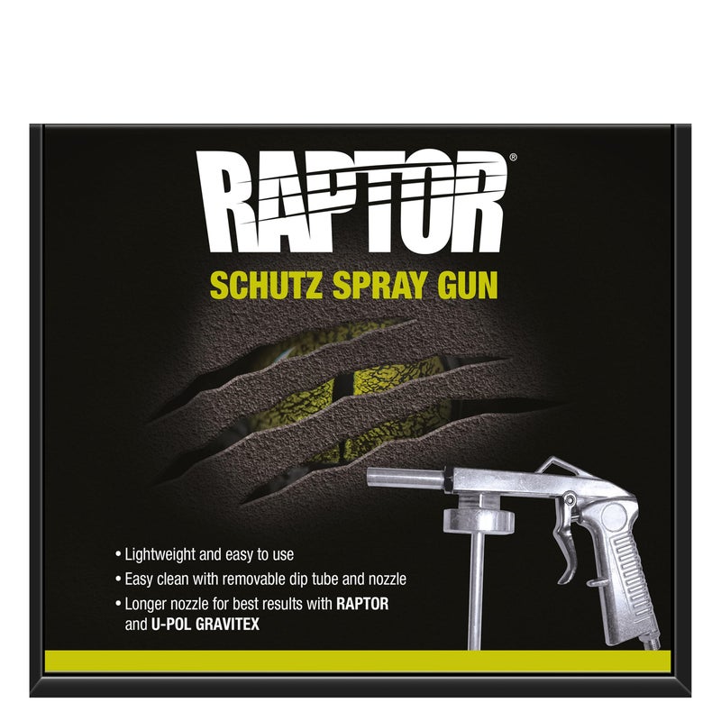 Raptor مسدس رش الطلاء رابتور، لتطبيق الطلاء الاحترافي، خفيف الوزن، مصمم لزجاجات رابتور سعة 1 لتر - Image 1