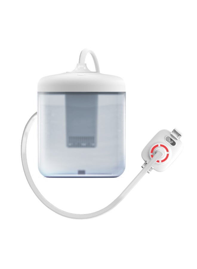 Mobile Phone Semiconductor Radiator Water-cooled Game Chicken Live Broadcast Mobile Phone Cooling Artifact Back Clip With Digital Display New-Color:S3-White  - Image 5