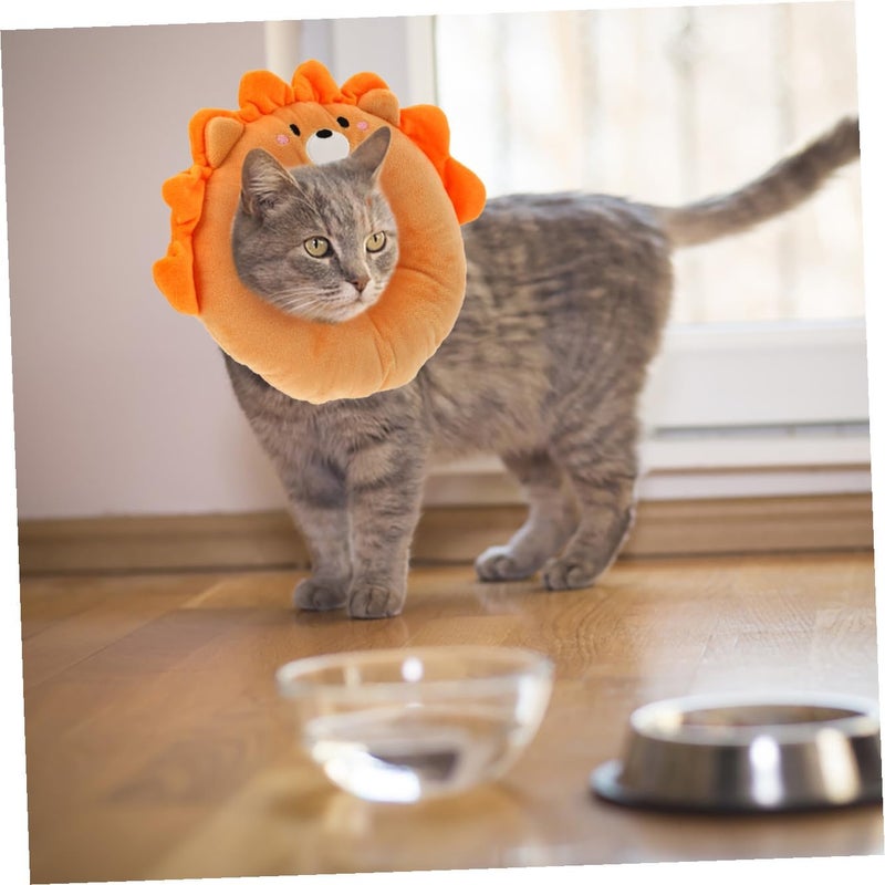Sosoport Collar Cone for Surgery Comfortable Neuter and Spay for Cats Cute Lion Design for Easy Movement and Healing - Image 5