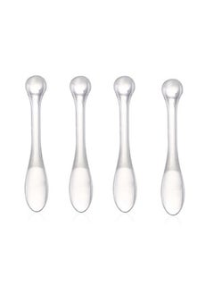 10 Pcs Transparent Acrylic Makeup Sticks Mud Mixing Tool Mask Spatula Diy Face Beauty Makeup Tool Portable Mask Stick Cosmetic Mask Spoon Spatulas Mask Stick Cosmetic Spatula