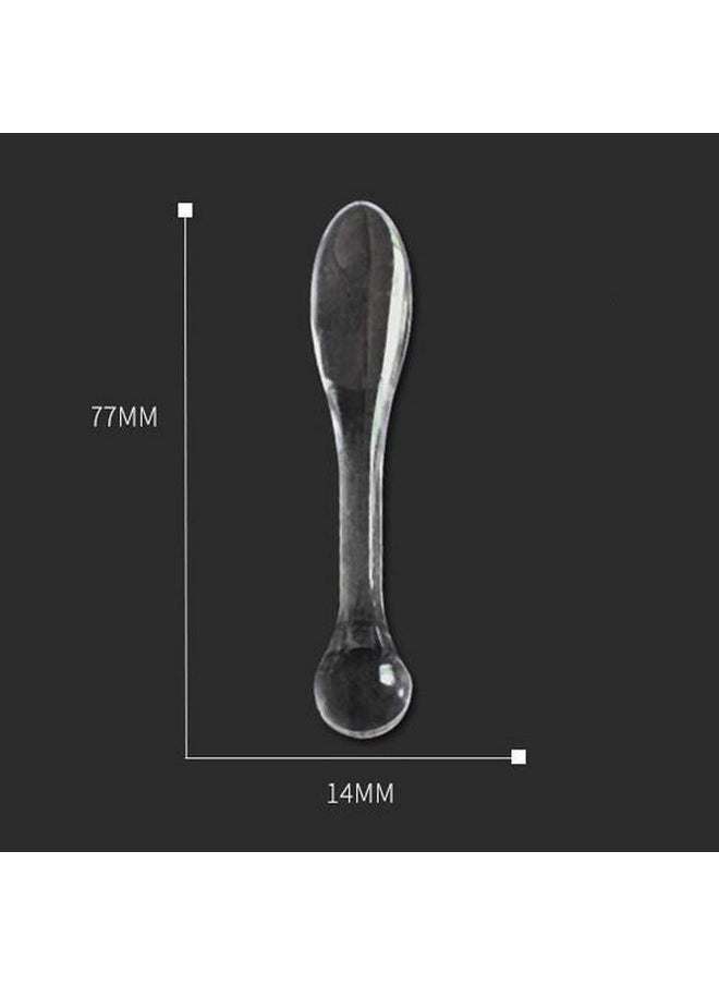 mollensiuer - 10 Pcs Transparent Acrylic Makeup Sticks Mud Mixing Tool Mask Spatula Diy Face Beauty Makeup Tool Portable Mask Stick Cosmetic Mask Spoon Spatulas Mask Stick Cosmetic Spatula - Image 1