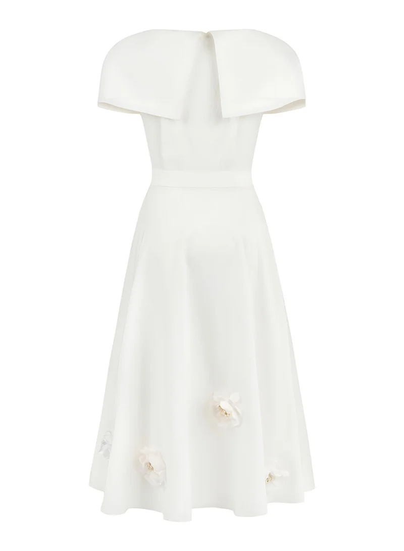 Nocturne Floral Button-Front Dress