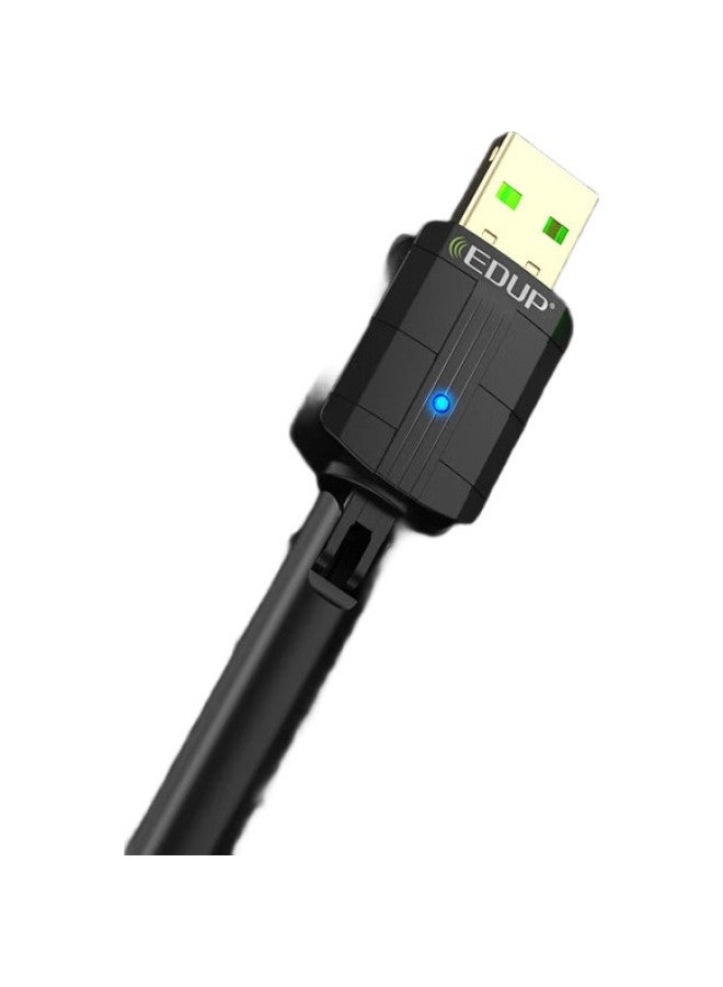 Edup Wifi 6 Driverless Usb Wireless Network Adapter For Desktop, 5Db High-Gain Antenna, Laptop Wireless Wifi Receiver, Computer Wifi Transmitter Ep-Ax300Gs - Image 1