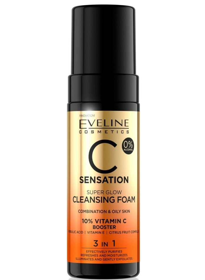 إيفيلين رغوة تنظيف الوجه1x3 سي سينسيشن  150 مل