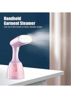 XVersion Steam Iron 1500W Handheld Steamer Garment Steamer for Clothes Portable Iron Steam with Strong Penetrating 350ml  - Pink  - Image 2