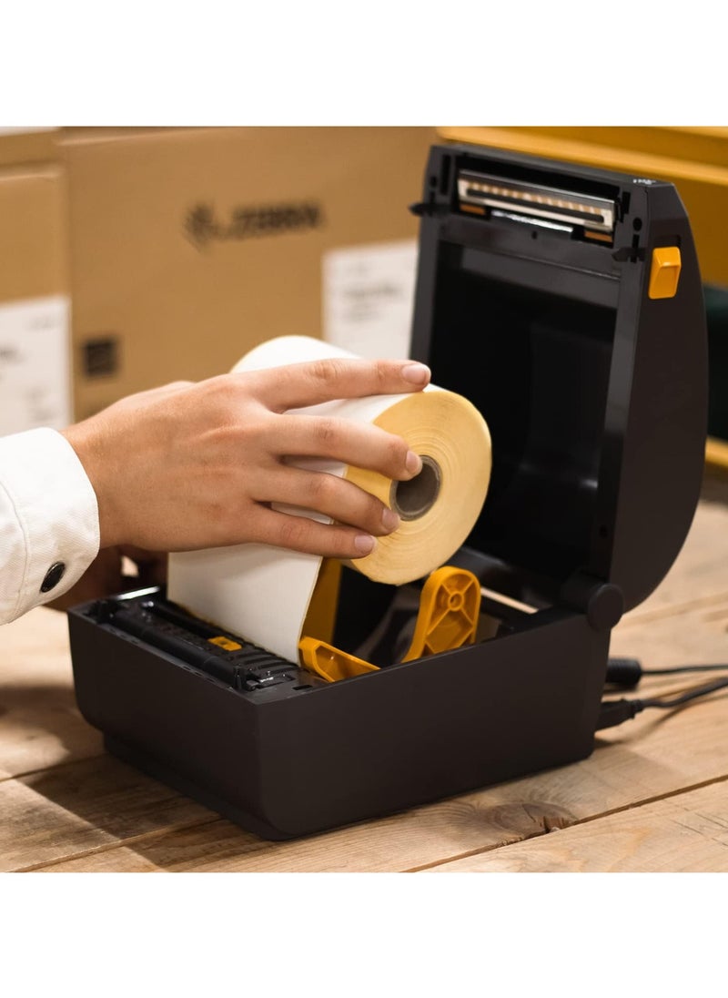 ZEBRA ZD230-4 Inch Desktop Printer - USB and Ethernet Connectivity  - Image 4
