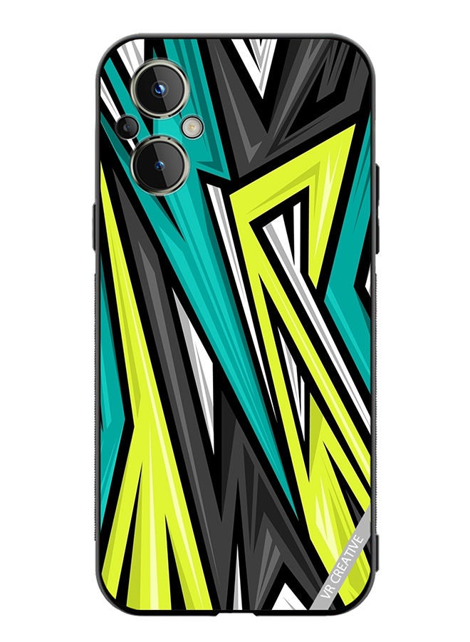 VR CREATIVE Protective Case Cover For OnePlus Nord N20 5G Texture Sports Racing Style Vector Design Multicolour - Image 1