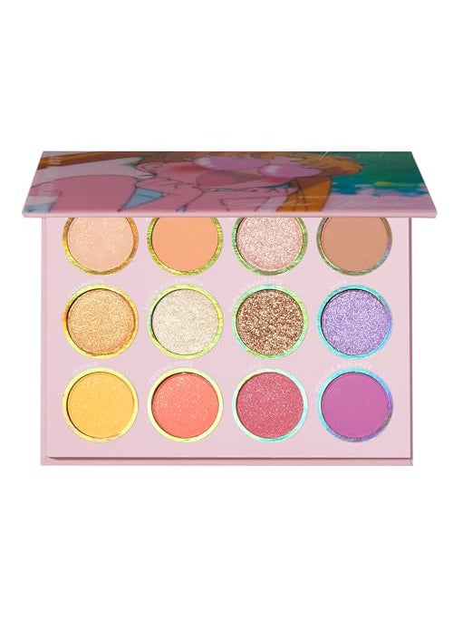 COLOURPOP Colourpop x Sailor Moon Pretty Guardian Eyeshadow Palette - Pastel Makeup Palette with Metallic & Matte Finishes - Buildable, Blendable & High-Pigment Formula (0.5 oz) 