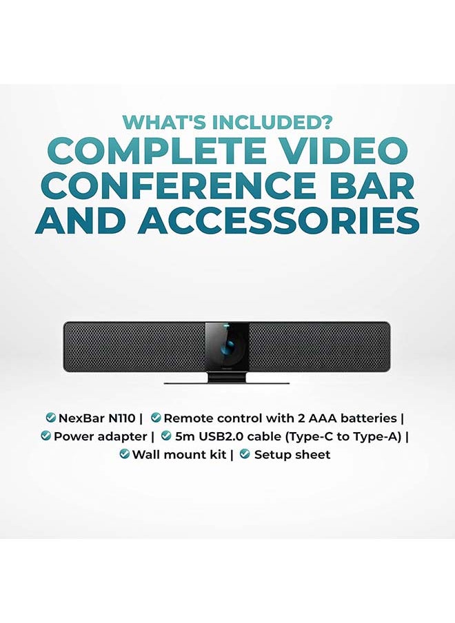 Nexvoo - NexBar N110 Video conferencing system4K HD Bar - Image 1